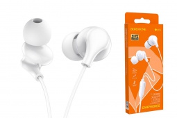 Наушники пров. BOROFONE BM59 вак, микр.,1,2 белый