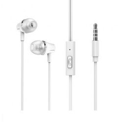 Наушники пров. BOROFONE BM21 вак, микр.,1,2 белый