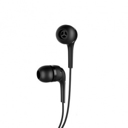 Наушники пров. HOCO M40 вакуумные с микр.,1,2 черн