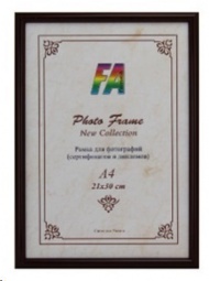 FA 21*30 Радуга (вишня) с ножкой