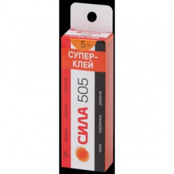 СИЛА 505 Супер-клей  6 гр. пластик туба в кор.