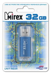 USB Flash Mirex UNIT AQUA 32GB