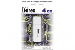 USB Flash Mirex LINE white  4GB