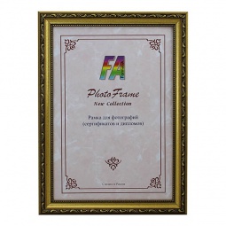 FA 21*30 Майолика баклажан (золото)