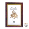 Рамка пластик 10*15 бордо (узк.)