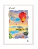 Рамка пластик 30*40  белая 500