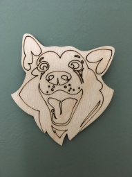 Магнит Собака Хаски