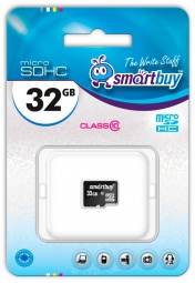 SD Micro 32 GB Smart Buy Class 10 без адаптера