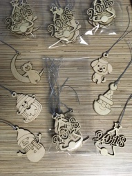 Набор елочных игрушек С Новым годом (6 предметов)